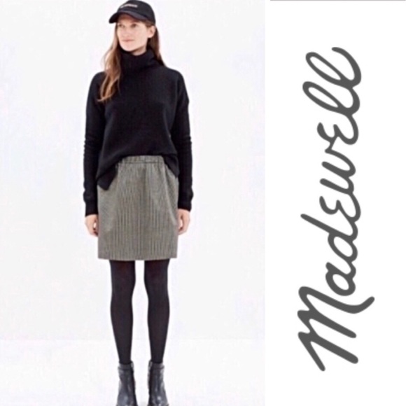 Madewell Dresses & Skirts - Madewell gold black jacquard party skirt nWOT m